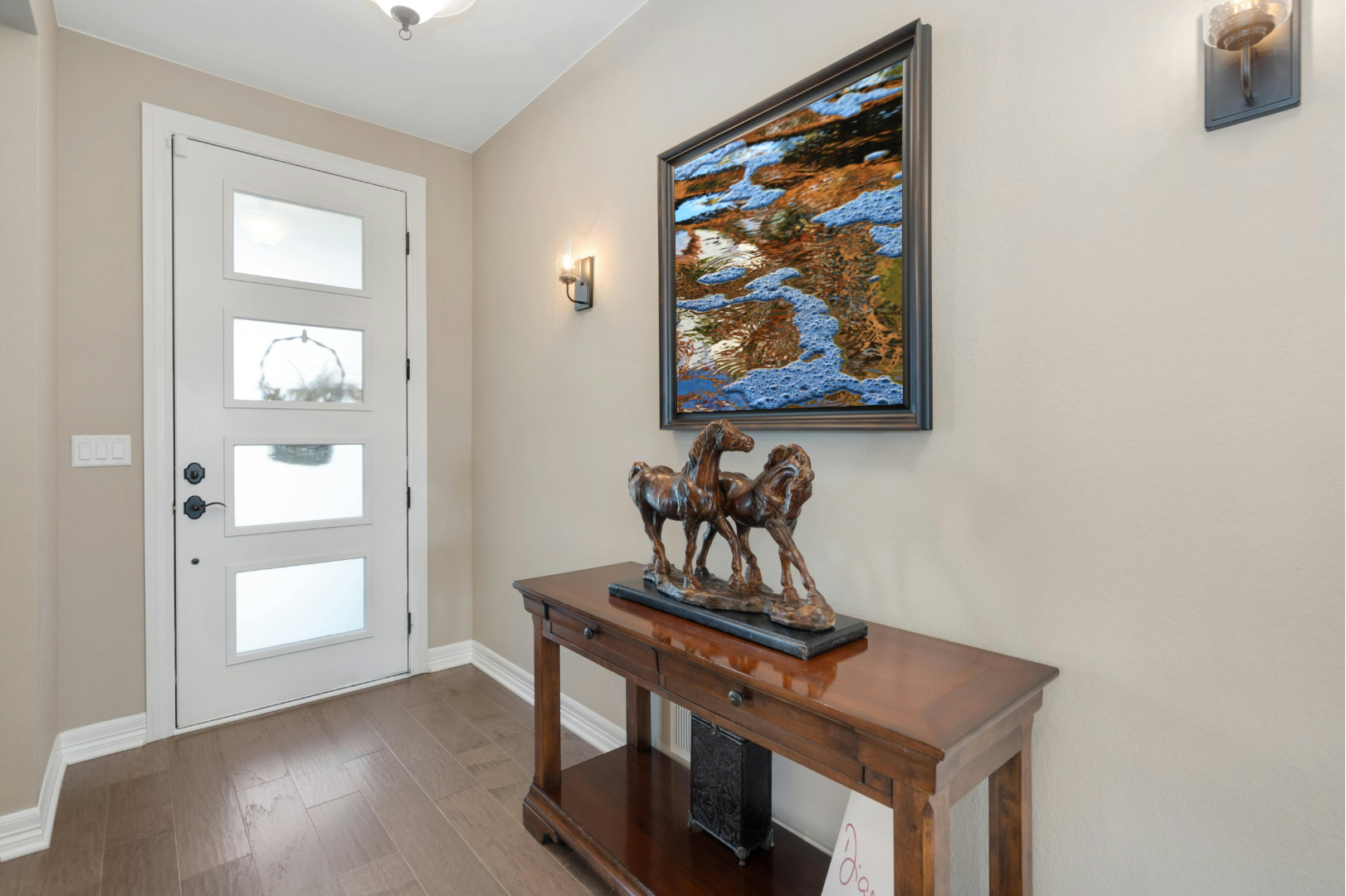 Sunset Ripple original abstract contextualised office art modern decor photo print by Blair Montague Drake